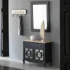 Hall Table with Drawers Alexandra House Living Black 36 x 72 x 83 cm