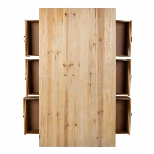 Centrālais galds Alexandra House Living Brūns Egles koksne Koks MDF 66 x 48 x 120 cm