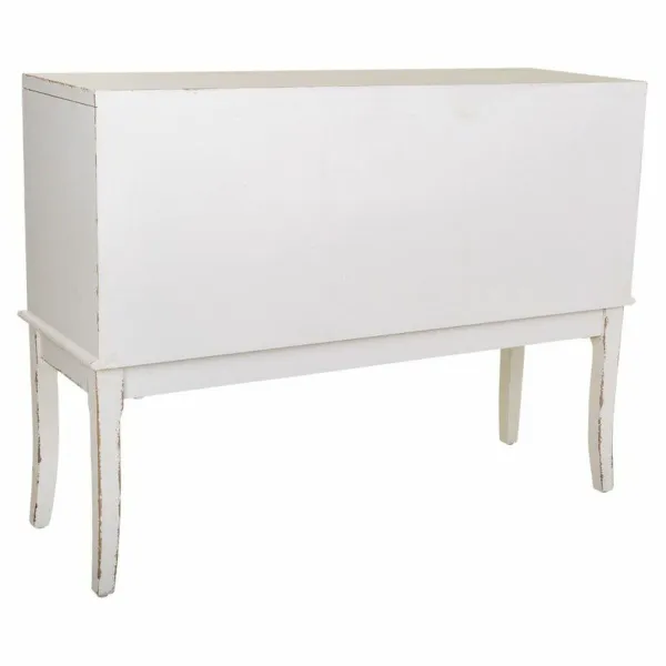 Hall Table with Drawers Alexandra House Living White 36 x 82 x 108 cm