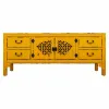 Многофункциональный комод Alexandra House Living Жёлтый древесина ели Деревянный MDF 40 x 50 x 120 cm