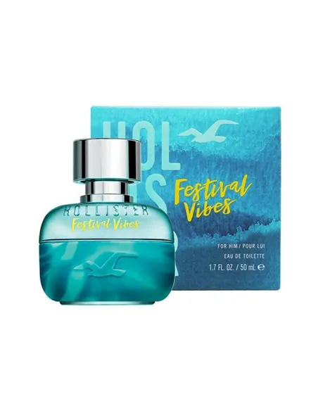 Men's Perfume Festival Vibes Hollister HO26852 EDT (50 ml) 50 ml (1 Unit)