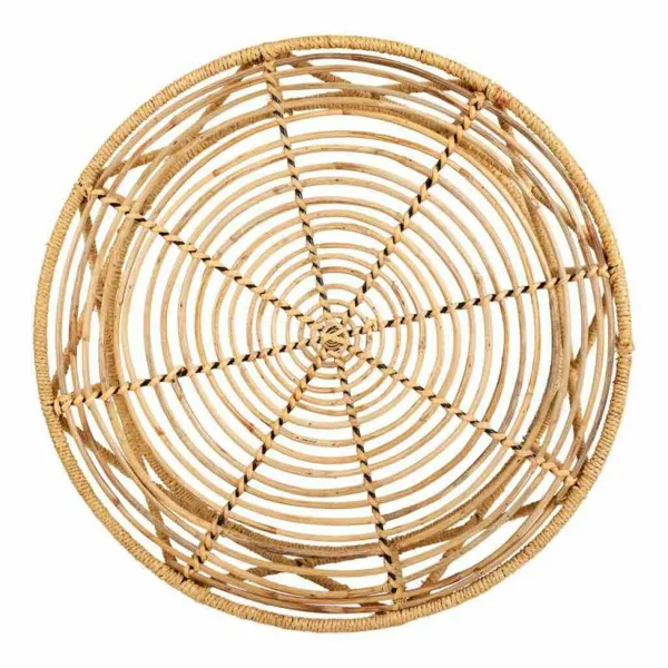 Кофейный столик Alexandra House Living Коричневый тростник 80 x 45 x 80 cm