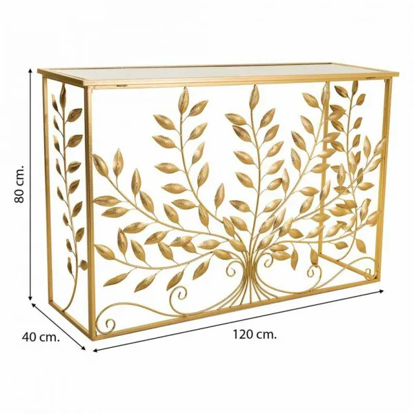 Hall Alexandra House Living Golden 40 x 80 x 120 cm