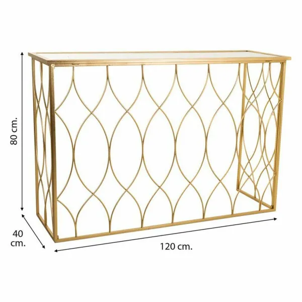 Hall Alexandra House Living Golden 40 x 80 x 120 cm
