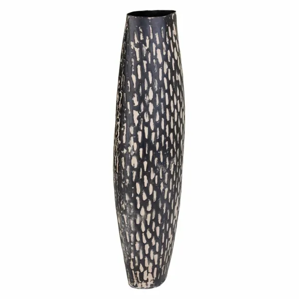 Maljakko Alexandra House Living Musta Rauta 8 x 55 x 14 cm