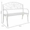 Скамья Alexandra House Living Белый Железо 53 x 91 x 153 cm