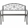 Скамья Alexandra House Living Чёрный Железо 53 x 91 x 153 cm