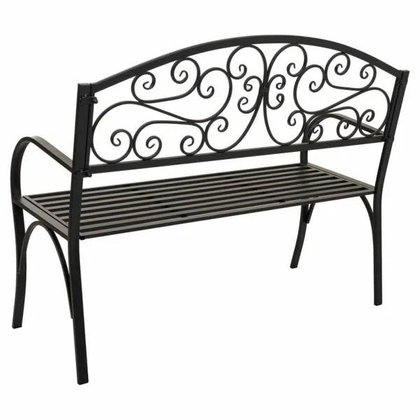 Penkki Alexandra House Living Musta Rauta 53 x 91 x 153 cm
