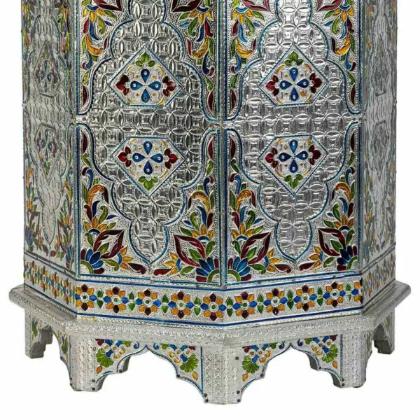 Табурет Alexandra House Living Синий Алюминий Деревянный MDF 11 x 42 x 38 cm