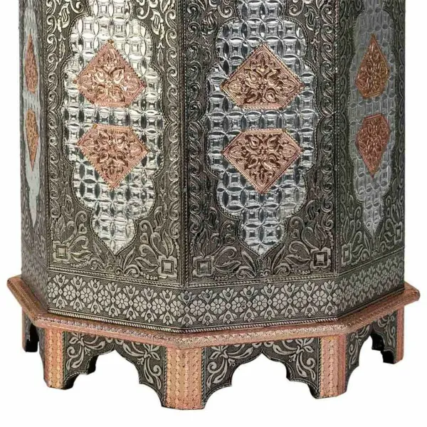 Табурет Alexandra House Living Синий Алюминий Деревянный MDF 11 x 42 x 38 cm