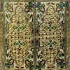 Табурет Alexandra House Living Жёлтый Алюминий Деревянный MDF 11 x 42 x 38 cm