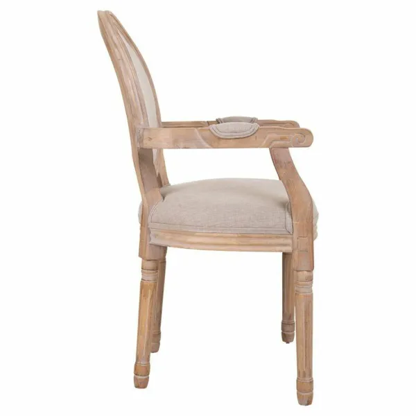 Dining Chair Alexandra House Living Cream 46 x 96 x 55 cm