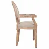 Dining Chair Alexandra House Living Cream 46 x 96 x 55 cm