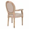 Dining Chair Alexandra House Living Cream 46 x 96 x 55 cm