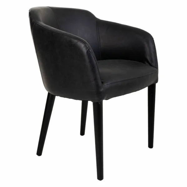 Nojatuoli Alexandra House Living Musta 60 x 82 x 62 cm