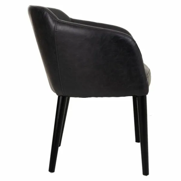 Nojatuoli Alexandra House Living Musta 60 x 82 x 62 cm
