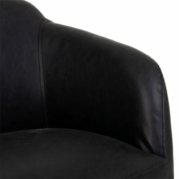 Nojatuoli Alexandra House Living Musta 60 x 82 x 62 cm