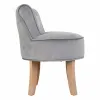 Taburetė Alexandra House Living Pilka Aksomas Guma 46 x 58 x 45 cm