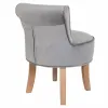 Taburete Alexandra House Living Pelēks Samts Gumija 46 x 58 x 45 cm