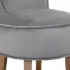 Taburetė Alexandra House Living Pilka Aksomas Guma 46 x 58 x 45 cm
