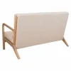 Sofa Alexandra House Living Kreminė 85 x 74 x 122 cm