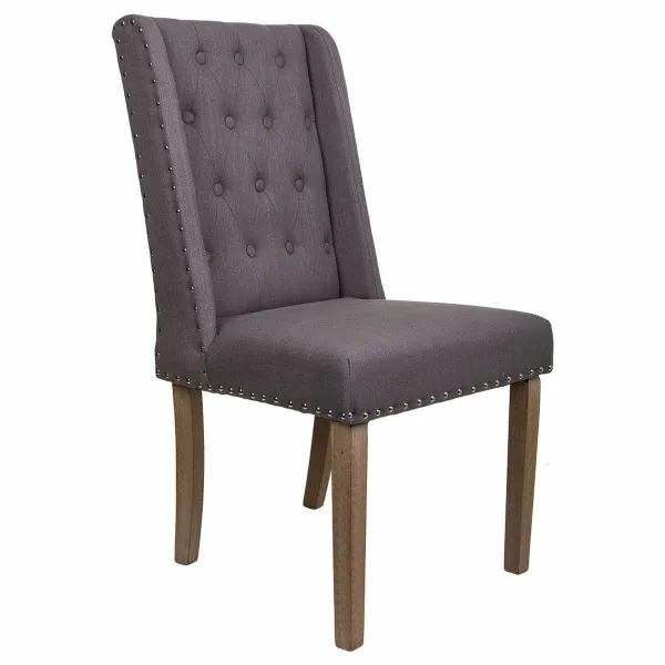 Ruokatuoli Alexandra House Living Harmaa 53 x 102 x 53 cm