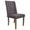 Ruokatuoli Alexandra House Living Harmaa 53 x 102 x 53 cm