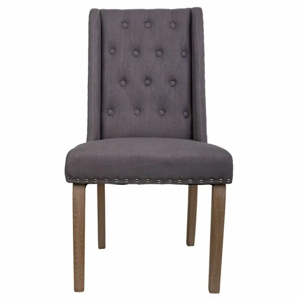 ēdamistabas krēsls Alexandra House Living Pelēks 53 x 102 x 53 cm