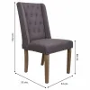 ēdamistabas krēsls Alexandra House Living Pelēks 53 x 102 x 53 cm