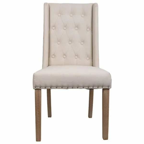 ēdamistabas krēsls Alexandra House Living Krēmkrāsa 53 x 102 x 53 cm