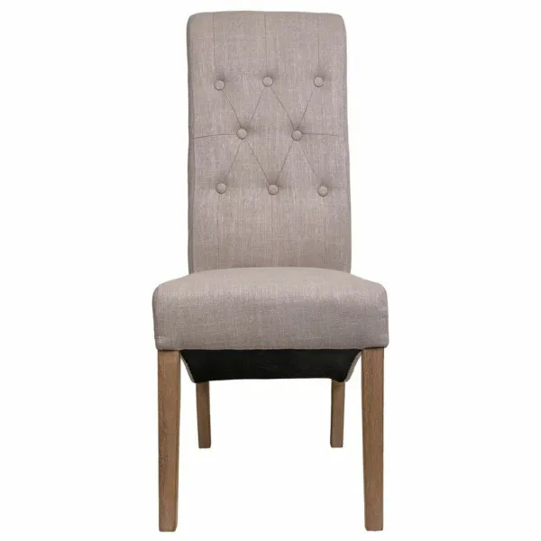 Dining Chair Alexandra House Living Grey 58 x 107 x 44 cm