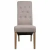 Dining Chair Alexandra House Living Grey 58 x 107 x 44 cm