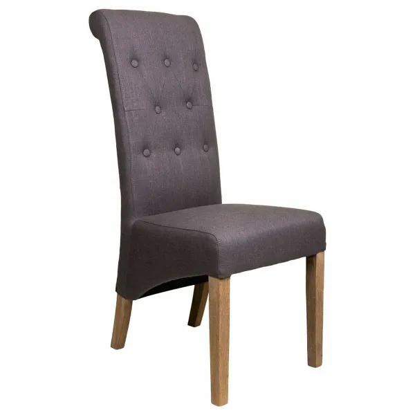 Ruokatuoli Alexandra House Living Harmaa 58 x 107 x 44 cm