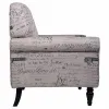 atzveltnes krēsls Alexandra House Living Bēšs 77 x 89 x 75 cm Polsterējums
