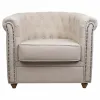 Кресло Alexandra House Living Бежевый 80 x 72 x 80 cm обитый