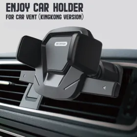 WEKOME WP-U82 King Kong Series - Mechanical car holder for phones 4.7"- 6.5" (Black)