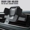 WEKOME WP-U82 King Kong Series - Mechanical car holder for phones 4.7"- 6.5" (Black)