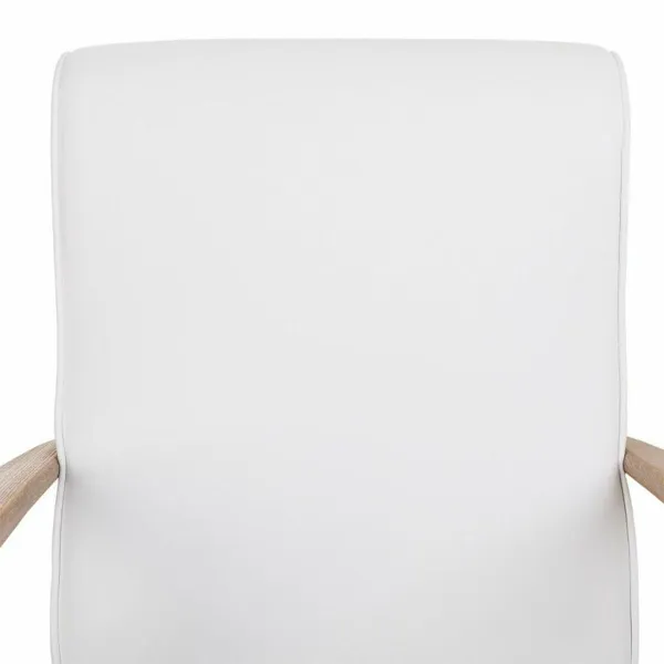 Fotelis Alexandra House Living Balta 55 x 85 x 57 cm Apmušalai „Polyskin“