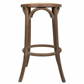 Taburetė Alexandra House Living Ruda Rotangas Kaučiukmedžio mediena 38 x 75 x 38 cm