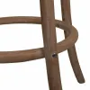 Stool Alexandra House Living Brown Rattan Rubber wood 38 x 75 x 38 cm