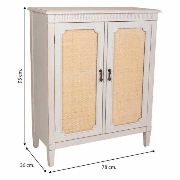 Мебель для прихожей Alexandra House Living Белый 36 x 95 x 78 cm