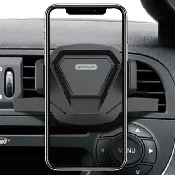 WEKOME WP-U82 King Kong Series - Mechanical car holder for phones 4.7"- 6.5" (Black)