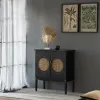 Hall Alexandra House Living Black 38 x 90 x 80 cm