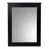 Seinäpeili Alexandra House Living Musta 3 x 90 x 70 cm Suorakulmainen