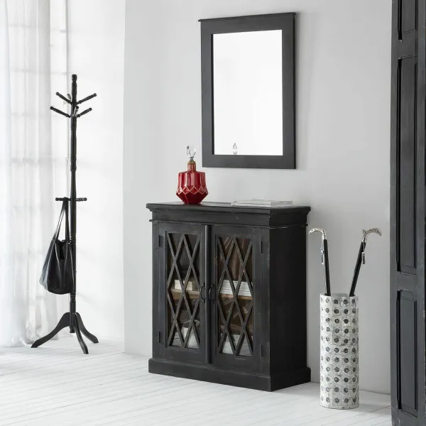 Seinäpeili Alexandra House Living Musta 3 x 90 x 70 cm Suorakulmainen