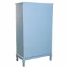Spintelė Alexandra House Living Mėlyna Rotangas Eglės mediena Medžio MDF 42 x 138 x 80 cm