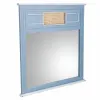 Wall mirror Alexandra House Living Blue 3 x 76 x 70 cm Rectangular