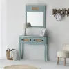 Мебель для прихожей с ящиками Alexandra House Living Синий 33 x 77 x 90 cm
