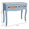Hall Table with Drawers Alexandra House Living Blue 33 x 77 x 90 cm