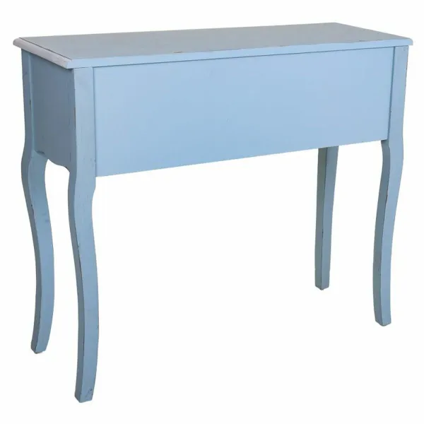 Vestibila galds ar atvilktnēm Alexandra House Living Zils 33 x 77 x 90 cm